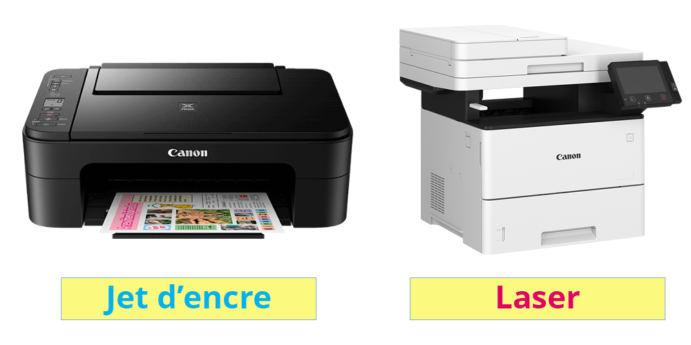 Quelle imprimante adaptée à mes besoins : jet d’encre ou laser ?