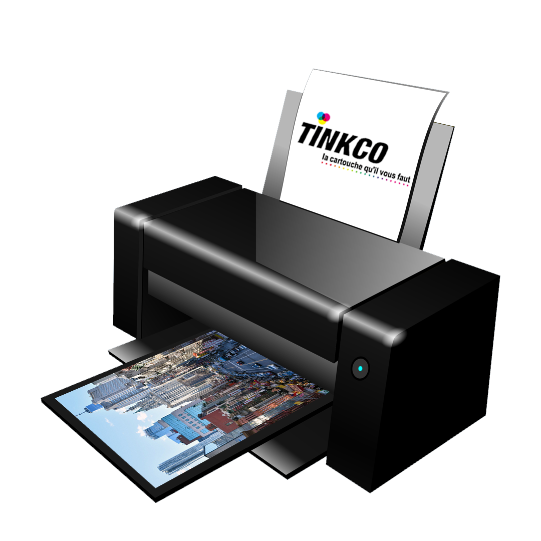 imprimante + photo + logo png