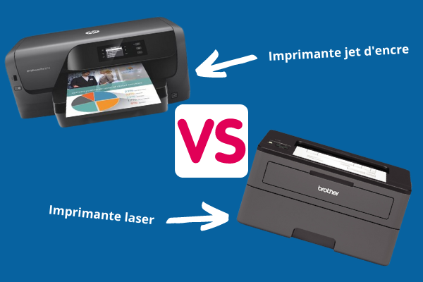 Laser vs jet d'encre